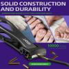 SZQHT Ultra Wide Jaw Opening Nail Clippers Set, Toenail Clippers for Thick Nails, Heavy Duty Nail Cutter, Stainless Steel Toe Nail Clippers for Seniors, Men & Women Manicure,Pedicure,Big(Black) view 3