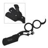 Barber Salon Straight Cut Throat Wet Shaving Razor 5 Colours - Double Ring (BLACK) view 1