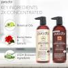 PURA D'OR Clinically Formulated Biotin Shampoo & Conditioner For Hair Thinning - 2X Concentrated Proprietary Herbal Blend Thickening Products For Women & Men, Sulfate Free, 16oz x2 view 2