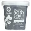 Bodhi Handmade Soap Eucalyptus Spa Charcoal Detox Whipped Soap Body Scrub, 14 Oz view 1