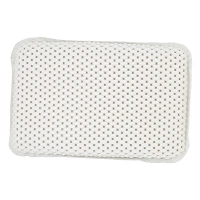 Bath Biss Spa Foam Bath Pillow | Suction Cup | Bathtub | Head and Neck Support | Relaxing Cushion | White