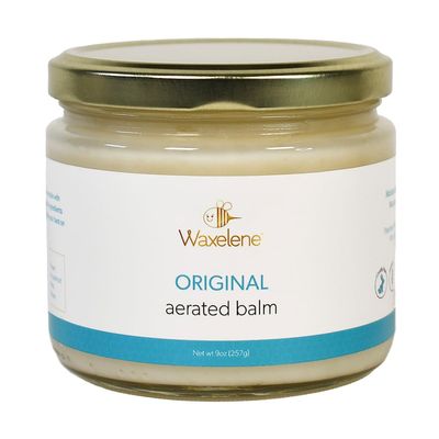 Waxelene Original Aerated Balm Large Jar, Organic Multipurpose Ointment the Petroleum Jelly Alternative Eczema Dry Sensitive Skin Face Moisturizer