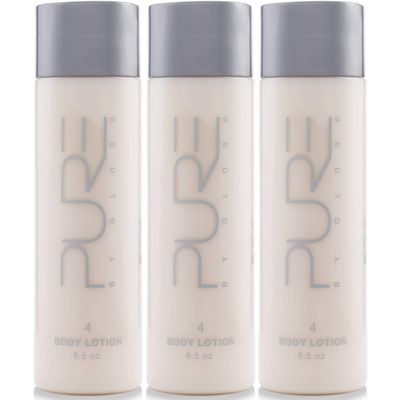 Pure By Gloss Body Lotion Fresh Lemon Scent for All Skin Types Cruelty Free and Paraben Free Luxurious Moisturizing, Softening & Smoothing Formula for Men, Women, Kids 8.5oz Each 3 Pack