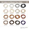 Cyndibands Elastic Hair Ties - Ginger Redhead - 24 Count, 4mm x 1.75 Inch Diameter Ponytail Holders view 4