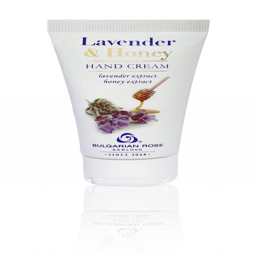 Bulgarian Lavender and Honey Hand Cream with Natural Lavender & Honey Extract for moisturizing and rejuvenating the skin