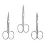 3 PCS PROFESSIONAL 3.5" CUTICLE, MANICURE, PEDICURE, SCISSORS STRAIGHT view 1