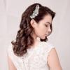 Ammei Headpiece Silver Wedding Hair Comb With Pearls and Crystals Wedding Hair Accessories Bridal Headpiece Or For Parties view 3