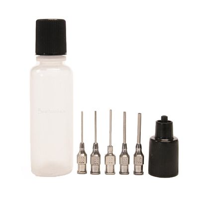Soft Squeeze Art Craft Applicator Dispensing Syringe Bottles for Jagua Ink Glue, Henna, Paste, Paint
