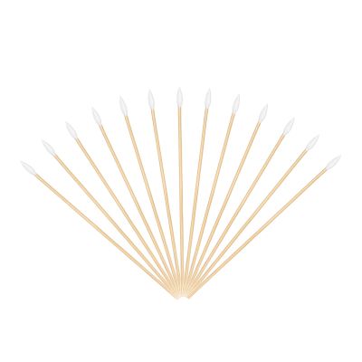 500pcs 6 Inch Long Precision Tips Cotton Swabs with Wooden Stick, Pointed Cotton Buds,Cotton Tipped Applicators for Cleaning Gun,Electronics,Hard-to-Reach Areas and Makeup