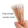 500pcs 6 Inch Long Precision Tips Cotton Swabs with Wooden Stick, Pointed Cotton Buds,Cotton Tipped Applicators for Cleaning Gun,Electronics,Hard-to-Reach Areas and Makeup view 4