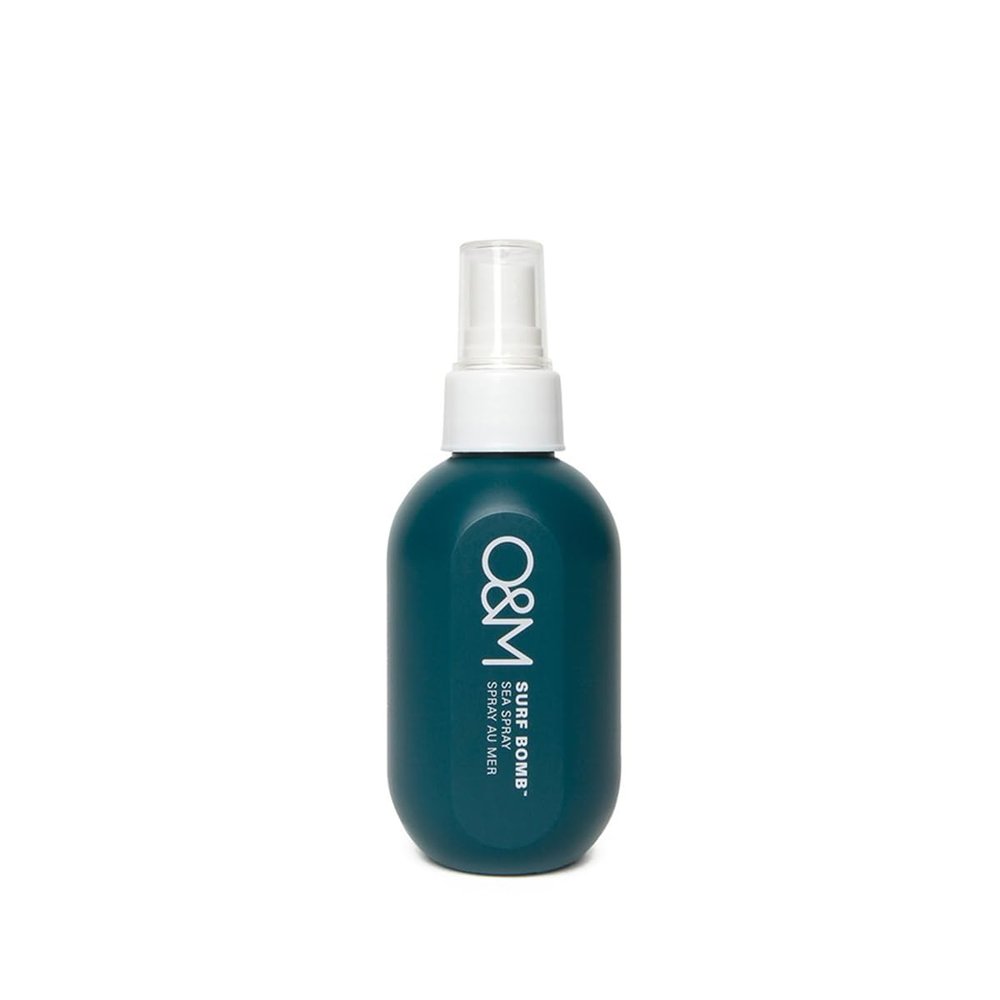 O&M Surf Bomb Sea Salt Texture Spray, Natural Texturizing Mist for Beach Waves, Hair Styling Product for Women & Men, Vegan Formula, UV Protection, Hair Volume Enhancer, 150ml