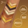 Juvia's Place Palette The Warrior - Warm Golds, Browns & Bronzes, Shades of 9, Warm and Neutral Palette, Pigmented Makeup Palette Eye Color & Shine view 2