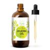 Teak Naturals Cold Pressed Organic Jojoba Oil Natural Unrefined Pure Jojoba Oil Moisturizer for Skin Hair and Nails - 4 Ounces view 1