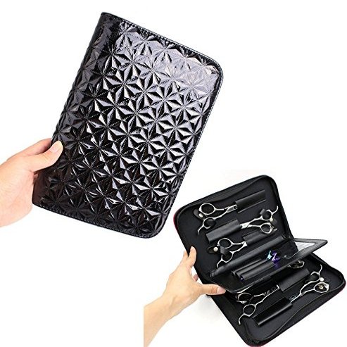 SMITH CHU Hair Scissors Bag for Hairstylist - Barber Pouch Cases for Hairdressers - Salon Tools Holster of Diamond Quilted Pattern