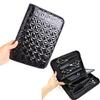 SMITH CHU Hair Scissors Bag for Hairstylist - Barber Pouch Cases for Hairdressers - Salon Tools Holster of Diamond Quilted Pattern view 1