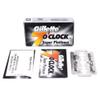 100 7 O'clock Super Platinum Double Edge Safety Razor Blades (20x5) - AKA 7'Oclock Black - Premium Blades on Display Card view 2