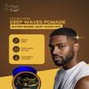 OCEAN VIEW DEEP WAVES POMADE- Water-Based Hair Cream for 360 Wave Training and Wolfing- Silky Smooth Application and Styling, Strong Hold, Easy Wash- Waver and Barber Accessories - 4oz Tin Can view 3