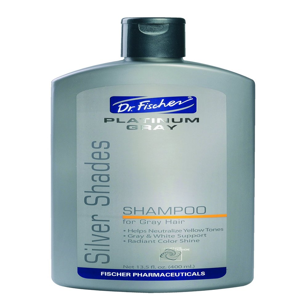 Dr. Fischer Gray Hair Shampoo. Volumizing and Clarifying for Silver Hair, Blonde Hair, Thinning, Colored & Brassy Yellow Tones.