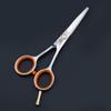 4.5 Inch Small Hair Cutting Shears - Safety Facial Trimming/Clipping Scissors for Eyebrows,Eyelashes,Nose hair,Ear hair,Moustache and Beard view 2