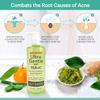 LILY SADO TEA+C Green Tea & Vitamin C Face Cleanser  Natural Vegan Antioxidant Daily Face Wash with Aloe, Rosehip, Meadowfoam - Gentle Deep Cleansing for Acne, Blackheads, Blemishes. 8 oz view 4