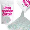 Glitter Silver Holographic Ultra Sparkle Sequins Nail Face Festival Christmas Halloween Makeup Ultrafine 100g / 3.5oz view 1