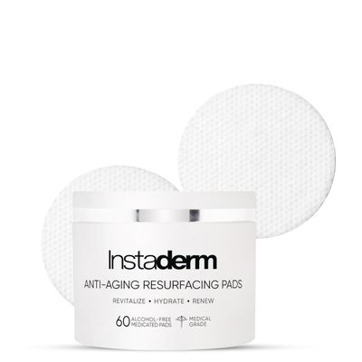 Anti-Aging Resurfacing Pads  Smooths Fine Lines, Wrinkles, Dark Spots & Skin Roughness to Enhance the Skins Texture & Tone for Radiant Glow.