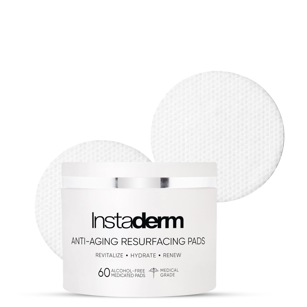 Anti-Aging Resurfacing Pads  Smooths Fine Lines, Wrinkles, Dark Spots & Skin Roughness to Enhance the Skins Texture & Tone for Radiant Glow.