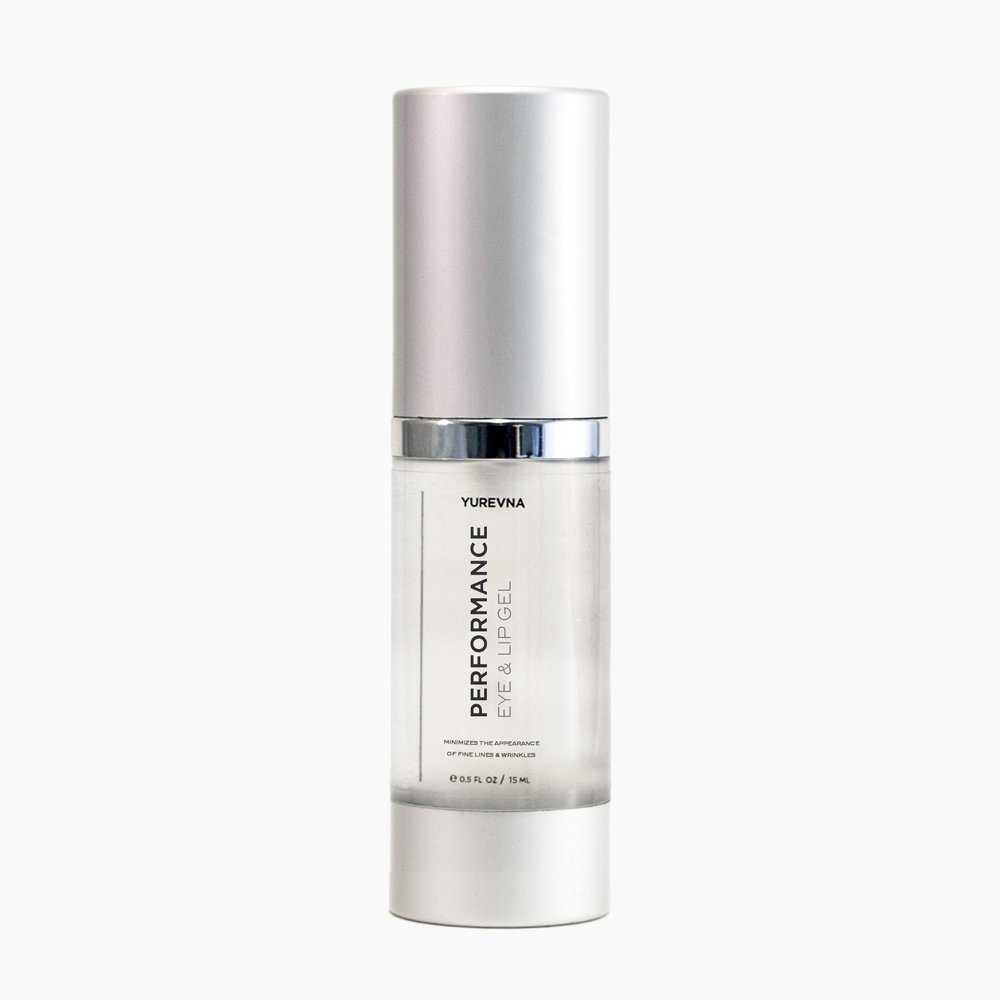 Natural Performance Eye & Lip Gel by Yurevna 0.5 fl oz / 15ml (Used in daily skincare routine)