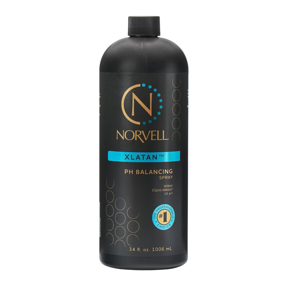 Norvell Pre Spray Tan XLATAN pH Balancing Spray 34 fl.oz.  Professional Sunless Tanning Skin Prep Formula for Even, Natural Looking Color, Improves Spray Tan Absorption & Longevity