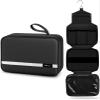 Maliton Toiletry Bag for Men & Women Travel Toiletry Bag Hanging Toiletry Bag Hygiene Organizer with 4 Compartments Waterproof Bathroom Shower Bag Large Toiletries Travel Bag(Black) view 1