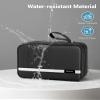 Maliton Toiletry Bag for Men & Women Travel Toiletry Bag Hanging Toiletry Bag Hygiene Organizer with 4 Compartments Waterproof Bathroom Shower Bag Large Toiletries Travel Bag(Black) view 4