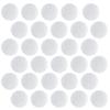 100 Pcs Microdermabrasion Cotton Filters Replacement 10 mm Dia Microdermabrasion Filters Facial Vacuum Filters Accesories Sponge Filter for Comedo Suction Microdermabrasion, White view 1