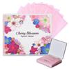 [100 Counts + Mirror Case] Cherry Blossom Natural Oil Blotting Paper for Face Korean with Mirror Case view 1