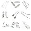 28 Pieces Jewelry Making Charms Hairpin Hair Head Pins Chair Feather Bookmark Plum Flower Sticks view 1