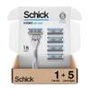 Schick Hydro Dry Skin Razor - 1 Handle with 5 Refills, 5 Blade Men's Razor view 1