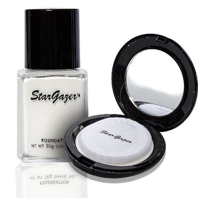 Stargazer Liquid Foundation and Pressed Powder Combo (White) by Blue Banana