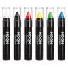 Face Paint Stick / Body Crayon Primary Colours Set of 6 makeup for the Face & Body by Moon Creations - 0.12oz view 1