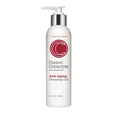 CONTROL CORRECTIVE Anti-Aging Cleansing Gel  Peptides, Chamomile & Calendula Gel Cleanser for Mature Skin, 6.7 oz