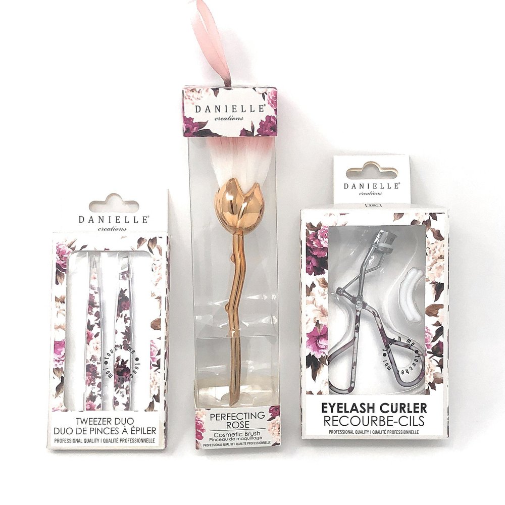 Danielle Creations Vintage-Floral 3-PC Facial Beauty Gift | Professional Quality