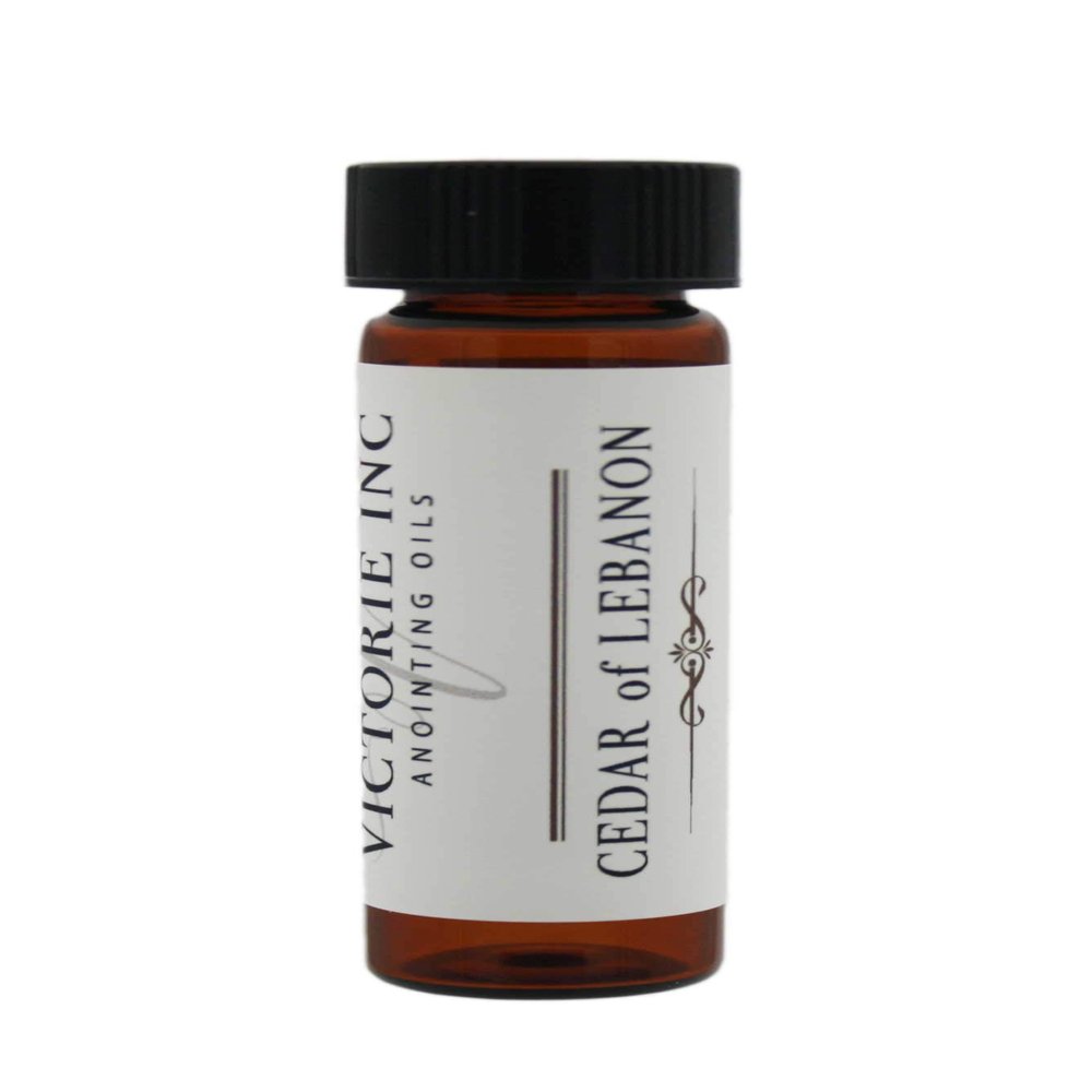 Cedar of Lebanon Anointing Oil 1/4 oz. Package of 3 for Prayer