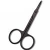 2 Pcs Stainless Steel Safety Round Tip Scissors Professional Personal Care for Nose Ear Beard Baby Nail Makeup Tool (Polishing) view 2