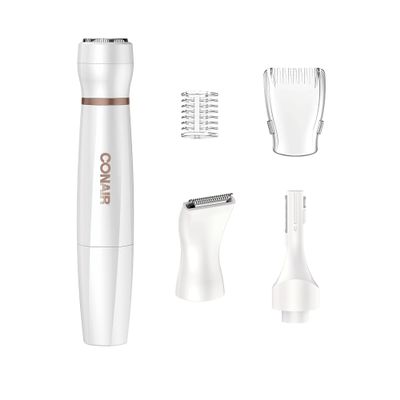 Conair All-In-1 Facial Hair Removal for Women, Cordless Electric Trimmer, Perfect for Face, Ear/Nose, Eyebrows, and Bikini Lines