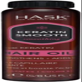 HASK Keratin Protein Smoothing Shine Oil Vial, 18ml, 0.612 Fl Oz (HAS0023175)
