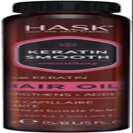 HASK Keratin Protein Smoothing Shine Oil Vial, 18ml, 0.612 Fl Oz (HAS0023175)