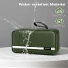 Maliton Toiletry Bag for Men & Women Large Toiletry Bags for Traveling Hanging Toiletry Bag Hygiene Bag with 4 Compartments Waterproof Bathroom Shower Bag(Olive Green) view 4