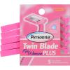 Personna Twin Blade Plus Disposable Razor with Lubricating Strip For Women - 5 Ea, 3 pack view 1