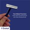 Dukal DawnMist Twin-Blade Disposable Razor, Blue Handle  Bulk Pack of 2000, Precision Shave for Smooth & Comfortable Grooming view 4