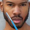 Beard Shaping Razor Tool Mustache Straight Edge Travel Razors Stainless Steel For Eyebrow Grooming Kit Trimmer Blade For Men Bag Use After Black Color Dye Balm Oil Wash Replacement Disposable Clippers view 4