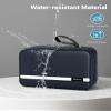 Maliton Toiletry Bag for Men & Women Large Toiletry Bags for Traveling Hanging Toiletry Bag Hygiene Bag with 4 Compartments Waterproof Bathroom Shower Bag (Navy Blue) view 4
