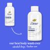 Dove Body Wash Deep Moisture for 24hr Lotion-Soft Skin Moisturizing Skin Cleanser with No Sulfates No Parabens 3 oz view 3
